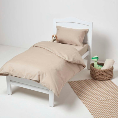 Linen cot shop duvet cover