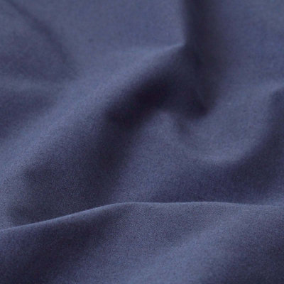 Homescapes Navy Blue Egyptian Cotton Flat Sheet 200 TC, Super King Size
