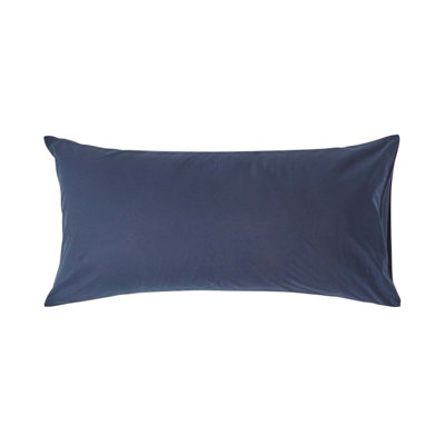 Homescapes Navy Blue Egyptian Cotton Housewife Pillowcase 200 Tc King