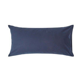 Homescapes Navy Blue Egyptian Cotton Housewife Pillowcase 200 TC, King Size