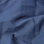 Homescapes Navy Blue Linen Duvet Cover Set, King
