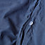 Homescapes Navy Blue Linen Duvet Cover Set, King