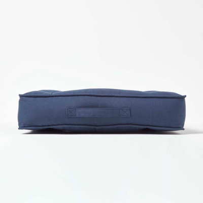 Homescapes Navy Blue Pressure Relief Armchair Booster Cushion