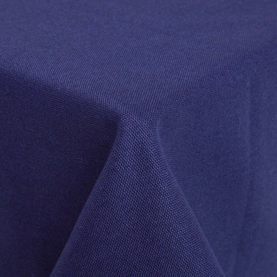 Homescapes Navy Blue Tablecloth 178 x 300 cm
