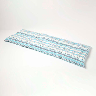 Homescapes New England Stripe Bench Cushion 3 Seater