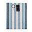 Homescapes New England Stripes Ready Made Blue Curtain Pair, 137 x 228 cm Drop