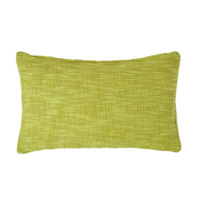 Homescapes Nirvana Cotton Green Rectangular Cushion Cover, 30 x 50 cm