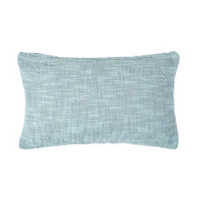 Homescapes Nirvana Cotton Grey Rectangular Cushion Cover, 30 x 50 cm
