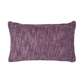 Homescapes Nirvana Cotton Mauve Rectangular Cushion Cover, 30 x 50 cm