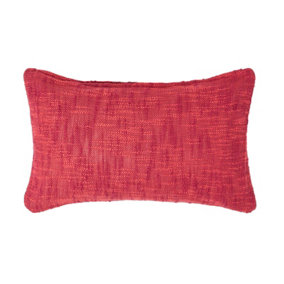 Homescapes Nirvana Cotton Orange Rectangular Cushion Cover, 30 x 50 cm