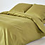 Homescapes Olive Green Continental Egyptian Cotton Duvet Cover Set, 1000 TC, 240 x 220 cm