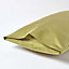 Homescapes Olive Green Cotton Housewife Pillowcase 1000 TC, King Size
