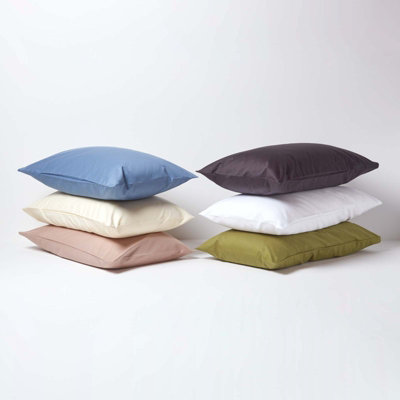 Homescapes Olive Green Egyptian Cotton Flat Sheet 1000 Thread Count, Single