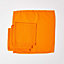 Homescapes Orange Cotton Fabric 4 Napkins Set