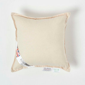 Homescapes Organic Cotton Cushion Pad 30 x 30 cm (12 x 12")