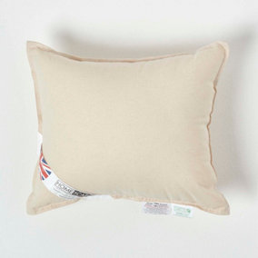 Homescapes Organic Cotton Cushion Pad 35 x 30 cm (14 x 12")