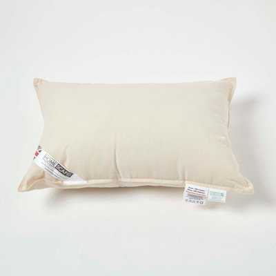 Homescapes Organic Cotton Cushion Pad 50 x 35 cm (20 x 14")