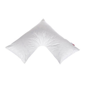 Homescapes Orthopaedic V Shaped Pillow Duck Feather and Down
