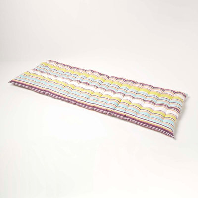 Homescapes Osaka Stripe Bench Cushion 3 Seater