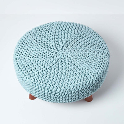 Large deals knitted footstool