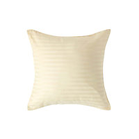 Homescapes Pastel Yellow Continental Egyptian Cotton Pillowcase 330 TC, 40 x 40 cm