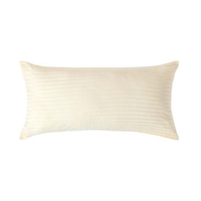 Homescapes Pastel Yellow Continental Egyptian Cotton Pillowcase 330 TC, 40 x 80 cm