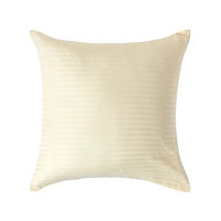 Homescapes Pastel Yellow Continental Egyptian Cotton Pillowcase 330 TC, 60 x 60 cm