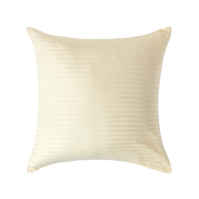 Homescapes Pastel Yellow Continental Egyptian Cotton Pillowcase 330 TC, 60 x 60 cm