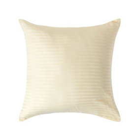 Homescapes Pastel Yellow Continental Egyptian Cotton Pillowcase 330 TC, 60 x 60 cm