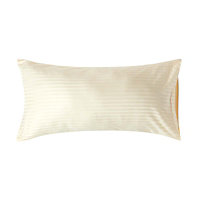 Homescapes Pastel Yellow Egyptian Cotton Ultrasoft Housewife Pillowcase 330 TC, King Size