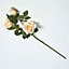 Homescapes Peach Rose Spray Single Stem 84 cm