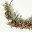 Homescapes Pinecone & Green Fir Wire Christmas Wreath