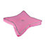 Homescapes Pink and Grey Star Floor Cushion