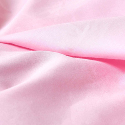 Homescapes Pink Egyptian Cotton Flat Sheet 200 TC, Single