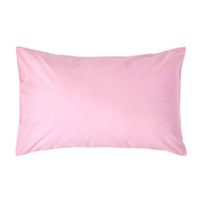 Homescapes Pink Egyptian Cotton Housewife Pillowcase 200 TC