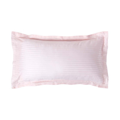 Homescapes Pink Egyptian Cotton Ultrasoft King Size Oxford Pillowcase 330 TC