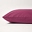Homescapes Plum Continental Egyptian Cotton Pillowcase 200 TC, 40 x 40 cm