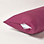 Homescapes Plum Continental Egyptian Cotton Pillowcase 200 TC, 40 x 80 cm