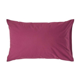 Homescapes Plum Egyptian Cotton Housewife Pillowcase 200 TC