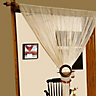 Homescapes Polyester Ivory String Curtain