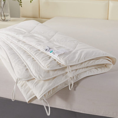 Homescapes Premium Heavy Wool Duvet - Warm & Washable - King