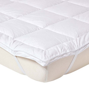 Homescapes Pure Mulberry Silk Blend Mattress Topper 700GSM, Double