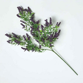 Homescapes Purple Lavender Spray Single Stem 69 cm