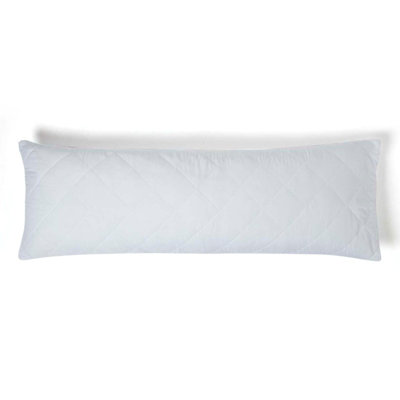 Homescapes Quilted Body Pillow Protector DIY at B&Q