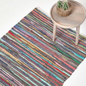 Homescapes Recycled Cotton Chindi Rug, 150 x 240 cm