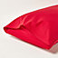 Homescapes Red Egyptian Cotton Housewife Pillowcase 200 TC