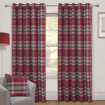 Tartan curtain deals