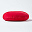 Homescapes Red Velvet Cushion, 40 cm Round