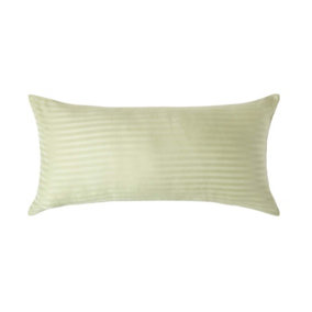 Homescapes Sage Green Continental Egyptian Cotton Pillowcase 330 TC, 40 x 80 cm