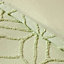 Homescapes Sage Green Diamond Cotton Tufted Duvet Cover Set, Single